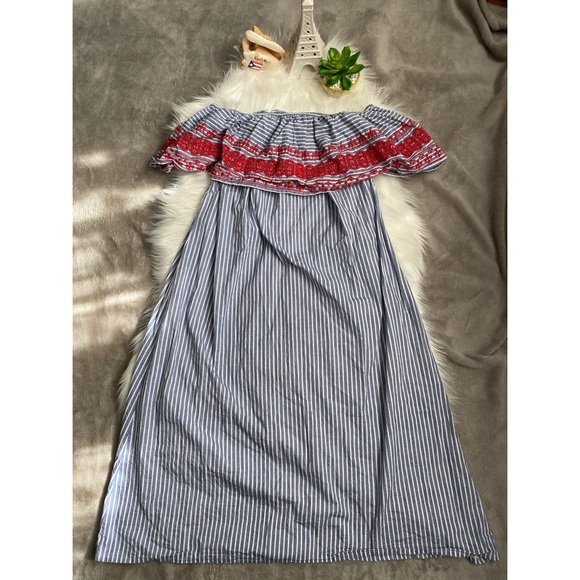 ASOS off the shoulder ruffle dress - Picture 2 of 4